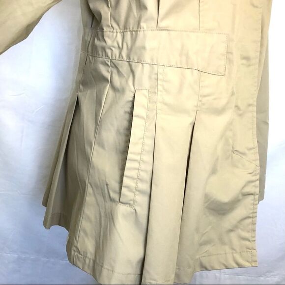 NANETTE LEPORE KHAKI  HOODED UTILITY SPRING JACKET  EXCELLENT CONDITION - Picture 7 of 15
